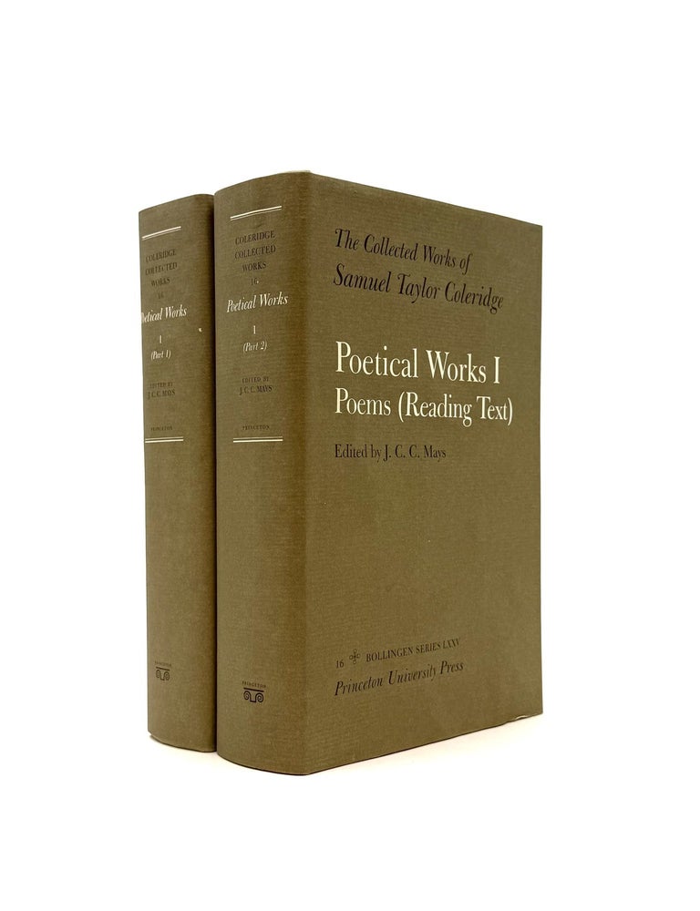 Item #1097 The Collected Works of Samuel Taylor Coleridge Volume 16 Part 1, Poetical Works I, Part[s] 1 & 2 Poems (Reading Text) [Bollingen Series LXXV]. Samuel Taylor Coleridge, J. C. C. Mays.
