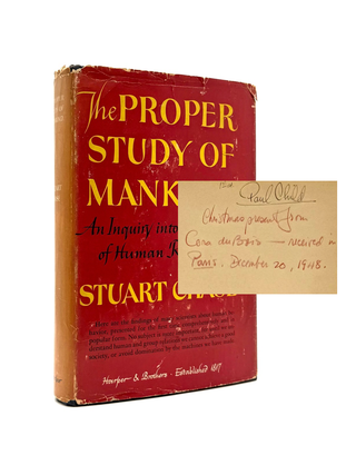 Item #1269 The Proper Study of Mankind... An Inquiry into Science of Human Relations [From the...