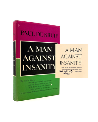 Item #1282 A Man Against Insanity. Paul De Kruif