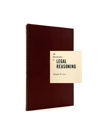Item #1512 An Introduction to Legal Reasoning. Edward H. Levi