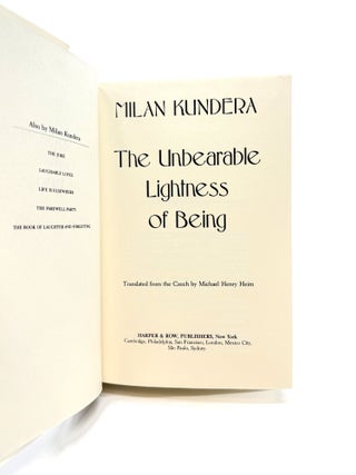 The Unbearable Lightness of Being