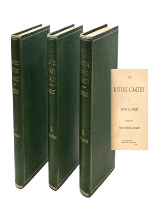 Item #1618 The Divine Comedy: [Comprised of] Inferno; Purgatorio; Paradiso. Dante Alighieri,...