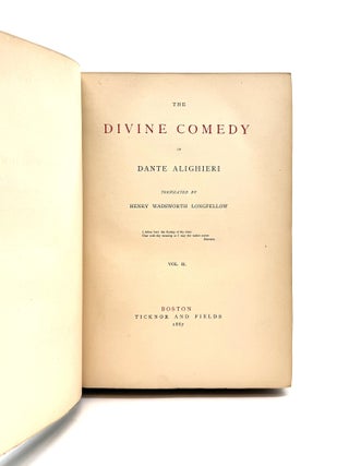 The Divine Comedy: [Comprised of] Inferno; Purgatorio; Paradiso