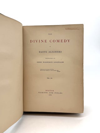The Divine Comedy: [Comprised of] Inferno; Purgatorio; Paradiso