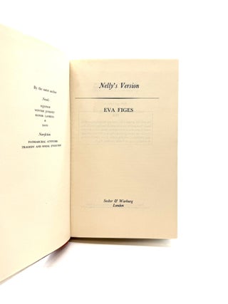 Nelly's Version [Deborah Rogers' Copy]
