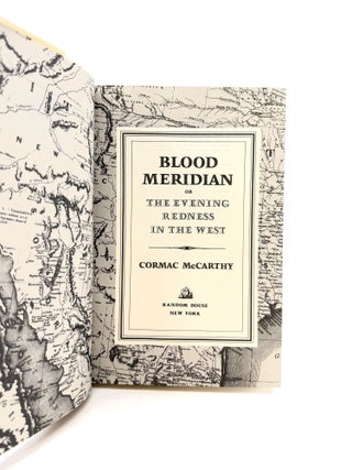 Blood Meridian or The Evening of the Redness in the West