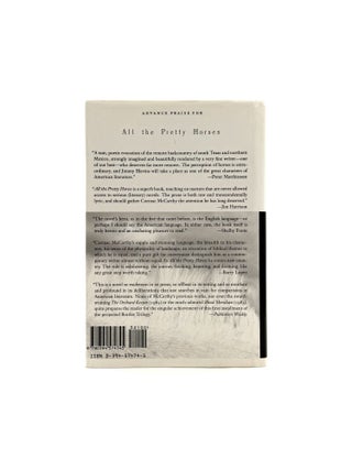 All the Pretty Horses [Being the First Volume of The Border Trilogy]