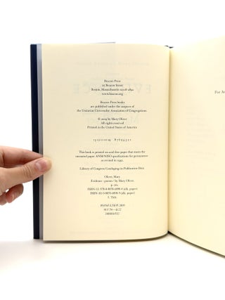 Evidence [Signed First Edition]