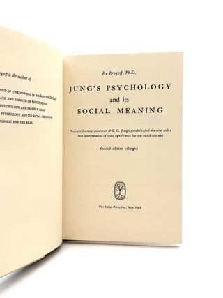 Jung's Psychology and its Social Meaning