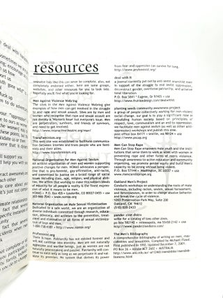 on the road to healing: a booklet for men against sexism [issue 2]