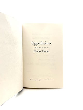 Oppenheimer: The Tragic Intellect