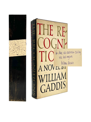 Item #279 The Recognitions. William Gaddis