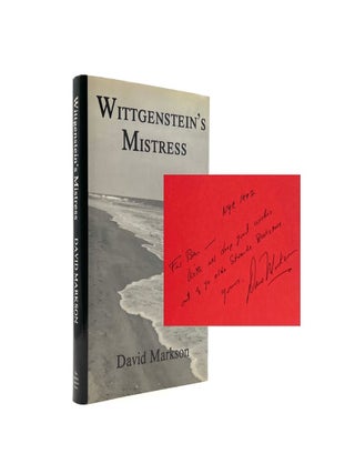 Item #289 Wittgenstein's Mistress. Ben McFall's Copy, Author