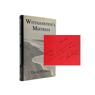 Item #289 Wittgenstein's Mistress. Ben McFall's Copy, Author
