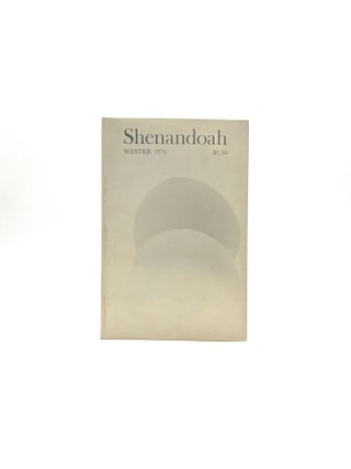 Item #357 Shenandoah. Donald Barthelme, William Gass, Grace Paley, Walker Percy, Tim O'Brien, et. al