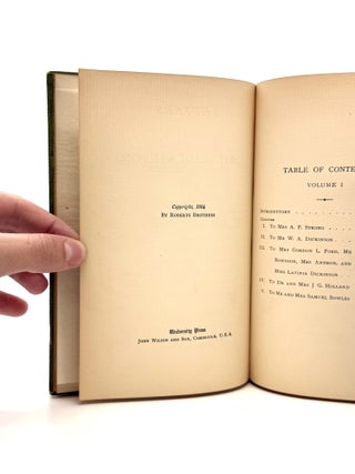 Letters of Emily Dickinson [Complete in Two Volumes]