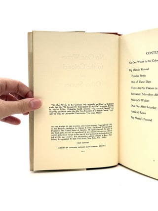 No One Writes to the Colonel and Other Stories