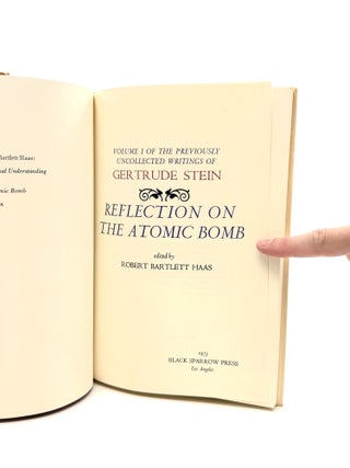 Reflection on the Atomic Bomb