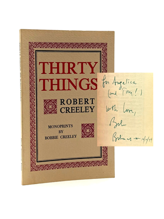 Item #976 Thirty Things. Robert Creeley